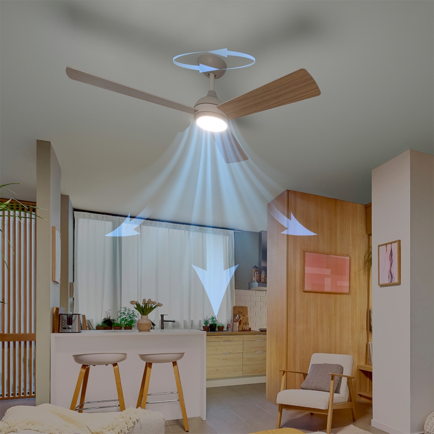 Philips - Ventilator de tavan dimmabil CIVX LED/24W/230V + telecomandă