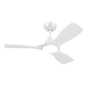 Philips - Ventilator de tavan LED dimabil OLAS, 24W/230V, Ø 106 cm, alb + telecomandă