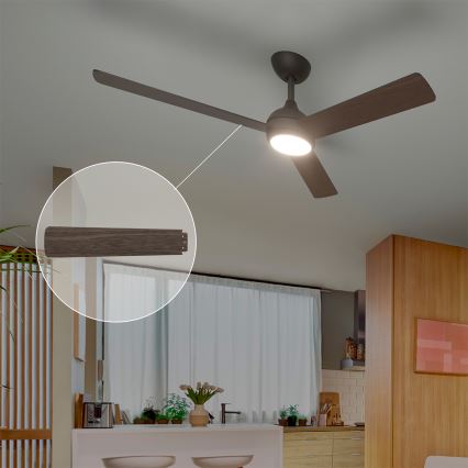 Philips - Ventilator de tavan LED dimabil CIVX LED/24W/230V + telecomandă