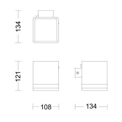 Philips - Lampă solară de perete cu LED VIRONA LED/1,8W/3,7V 2600 mAh 2700K IP44