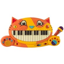 Pian cu microfon pentru copii Pisică 4xAA B-Toys