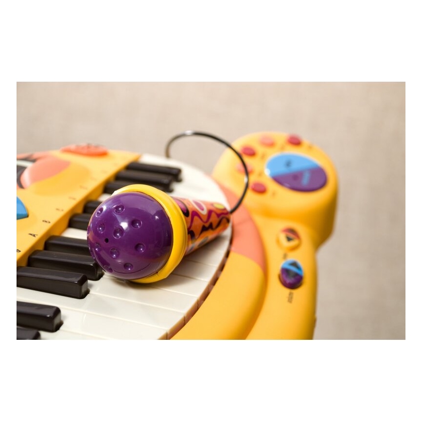 Pian cu microfon pentru copii Pisică 4xAA B-Toys