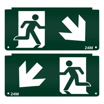Pictogramă pentru iluminatul de urgență 16,2x32,7 cm