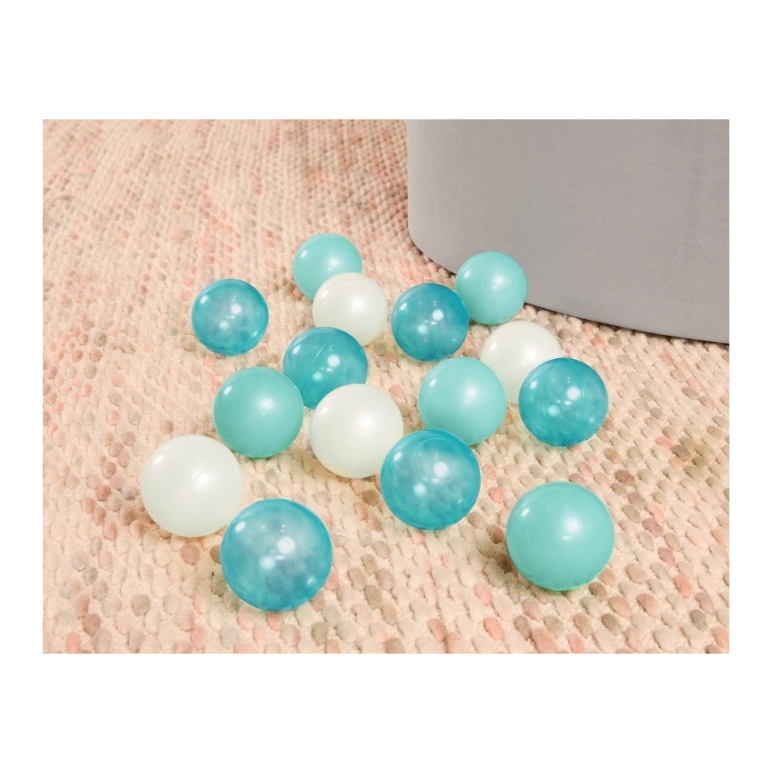 Piscină cu bile pentru copii B-Toys d. 89 cm gri/turcoaz