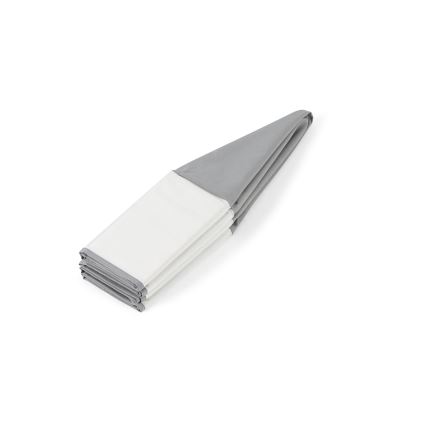 Piscină cu bile pentru copii d. 80 cm alb/gri