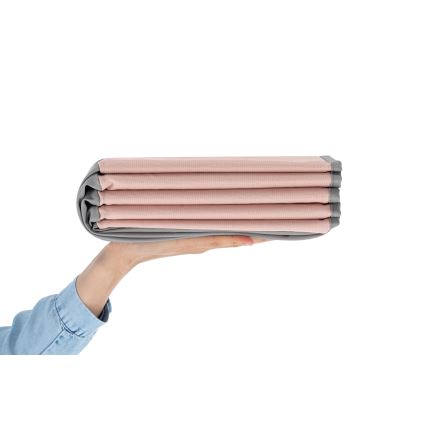 Piscină cu bile pentru copii d. 80 cm roz/gri