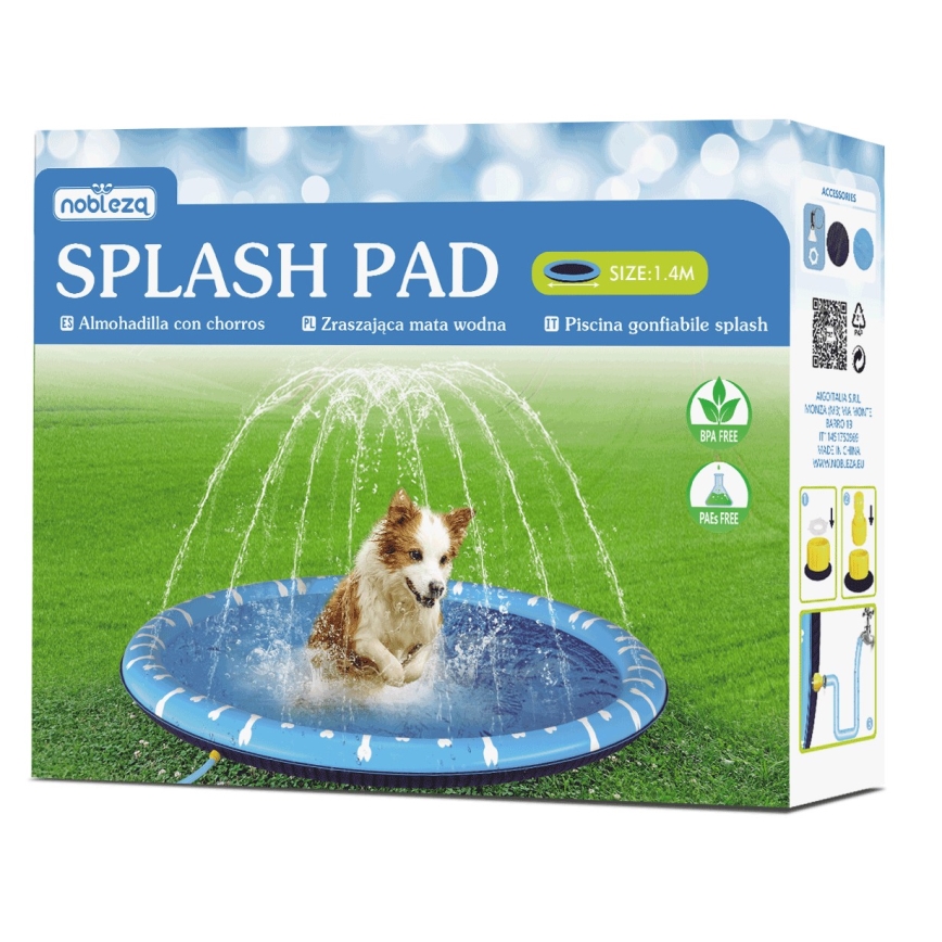 Piscină pentru câini cu fântână de apă Nobleza d. 1,4m