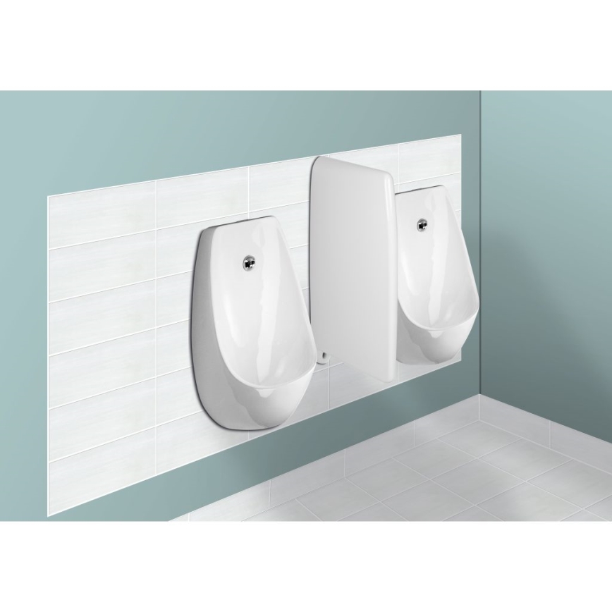 Pisoar JIKA H8411010000001 DOMINO admisie posterioară, evacuare posterioară ceramică/alb