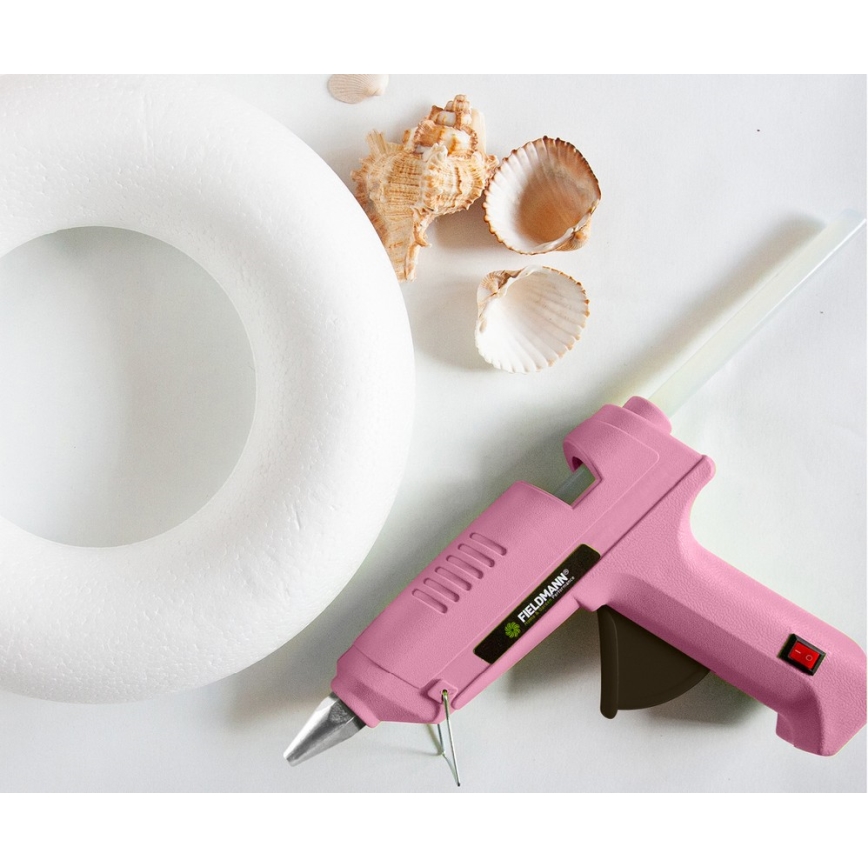 Pistol de lipit 100W/230V roz Fieldmann