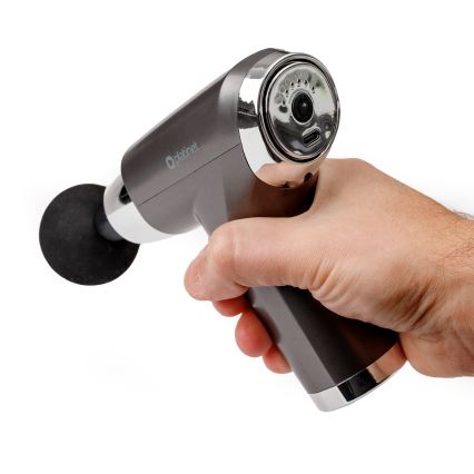 Pistolă de masaj reîncărcabilă cu 4 capete, 25W/5V, 1200 mAh