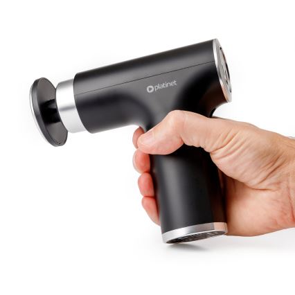 Pistolă de masaj reîncărcabilă cu 9 capete, 25W/5V, 1200 mAh