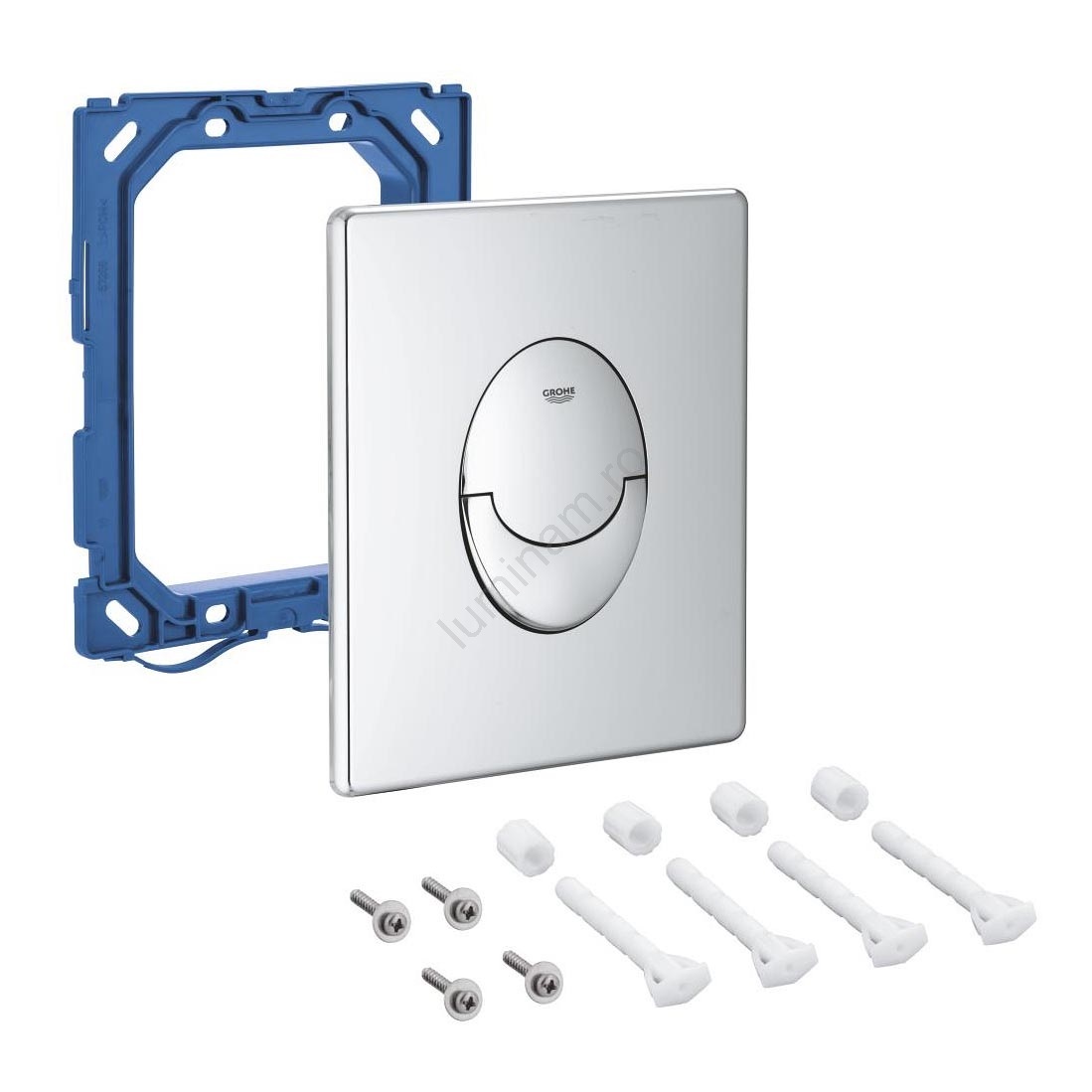 GROHE 38506SH0 - Plaque de déclenchement SKATE AIR 156 × 197 mm blanche