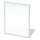 Placă de sticlă pentru șemineu 900x750x8 mm dreptunghi