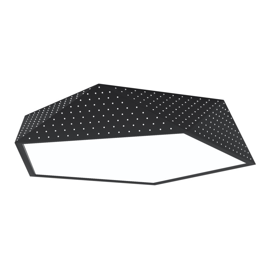 Plafoineră LED dimabilă BRILIANT LED/45W/230V Wi-Fi Tuya neagră Immax NEO 07151-B60 + telecomandă