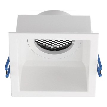 Plafonier GU10 9x9 cm alb