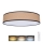 Plafonier LED dimabil BROWNIE LED/60W/230V 3000-6500K maro, diametru 50 cm + telecomandă