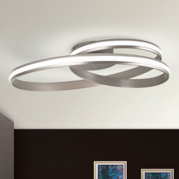 Plafonier LED dimabil CIRCUS LED/30W/230V argintiu