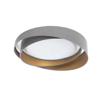 Plafonieră LED reglabilă SMART GALAXY MODERN LED/24W/230V 3000-6500K Ø 55 cm gri/auriu + telecomandă