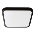 Plafonier LED pentru baie cu cip SAMSUNG LED/18W/230V IP44 4000K 25x25 cm negru