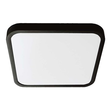 Plafonier LED pentru baie cu cip SAMSUNG LED/18W/230V IP44 6500K 25x25 cm negru