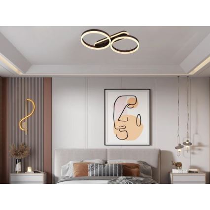 Plafonier LED reglabil LED/60W/230V 3000-6500K + telecomandă