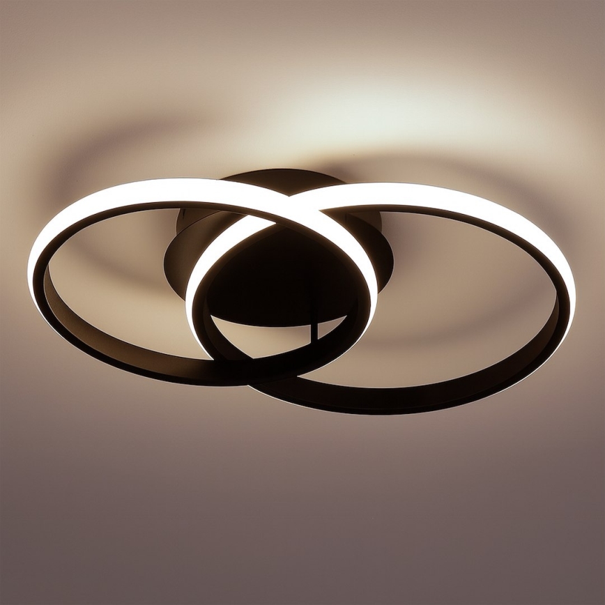 Plafonier LED TITANO LED/12W/230V negru