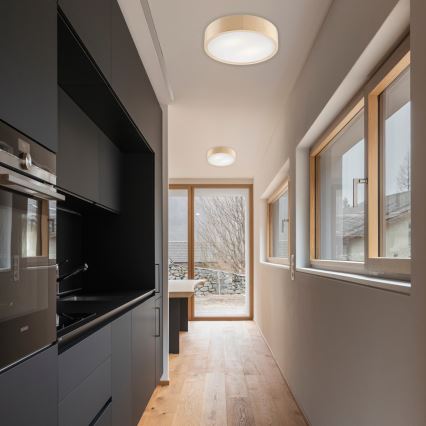 Lustr NATURAL 2xE27/60W/230V Ø 37 cm din pin