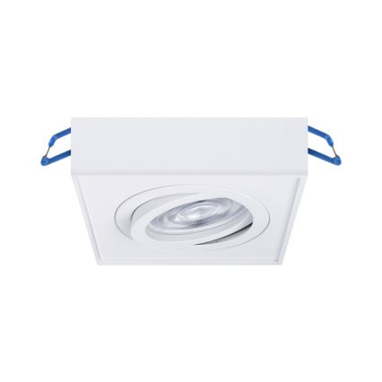 Plafonier cu spoturi NUSA 1xGU5,3/MR16/50W/12V pătrat alb