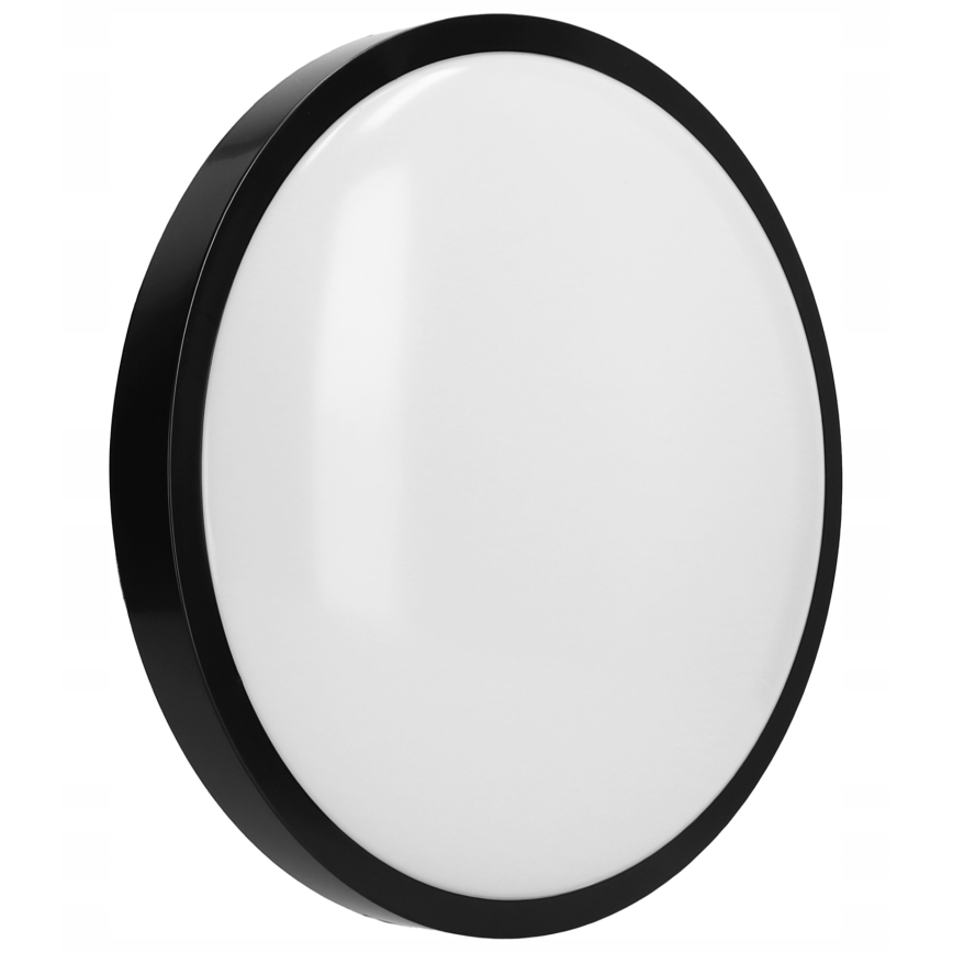 Plafonieră 2x E27, 40W, 230V, Ø 29,5 cm, neagră