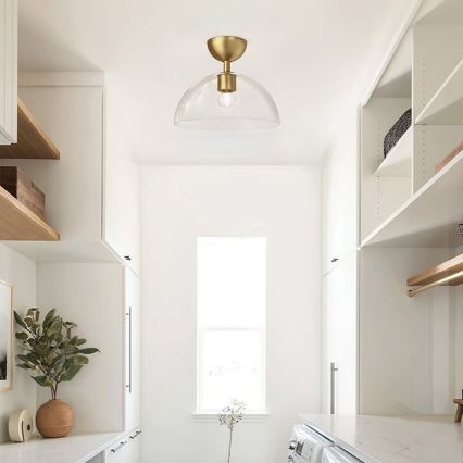 Plafonieră Alora Mood JUDE 1xE27/60W/230V d. 30,5 cm alamă