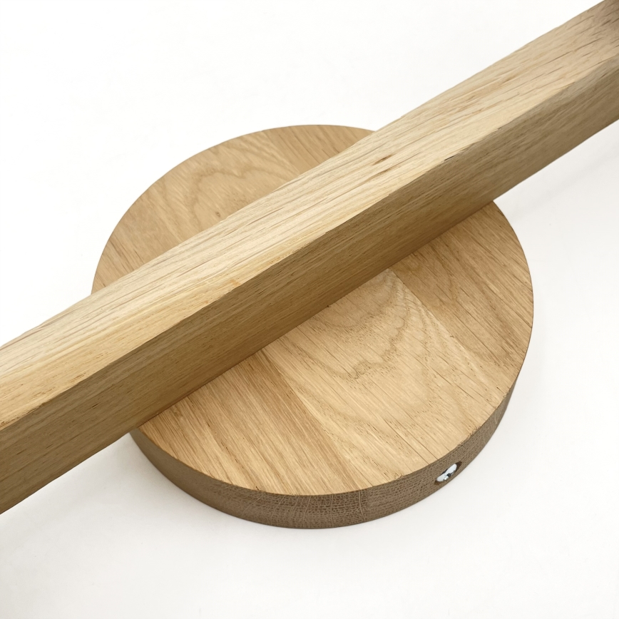 Plafonieră aplicată ANTONIO 2xG9/5W/230V stejar/alb