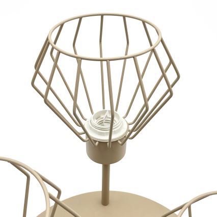 Plafonieră aplicată AUDREY 3xE27/15W/230V bej