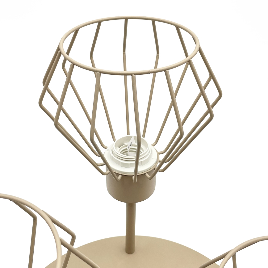 Plafonieră aplicată AUDREY 3xE27/15W/230V bej