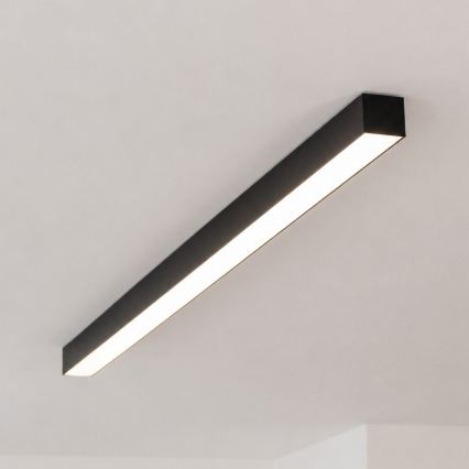Brilagi - Plafonieră LED aplicată FULLDAY, 20/30/40 W, 230 V, 2700/4000/6000 K, 120 cm, negru