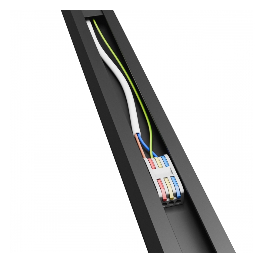 Brilagi - Plafonieră LED aplicată FULLDAY, 20/30/40 W, 230 V, 2700/4000/6000 K, 120 cm, negru