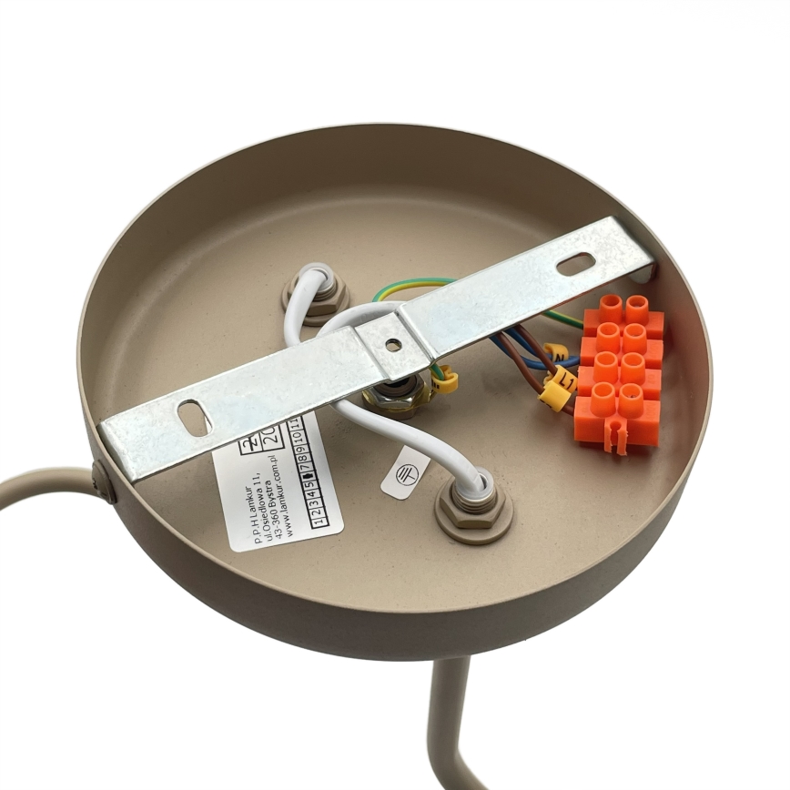 Plafonieră aplicată CHARLIE 2xE27/15W/230V bej