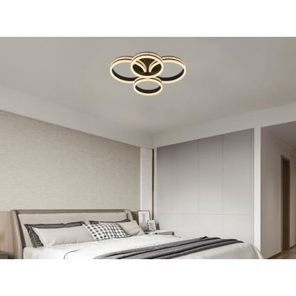 Plafonieră aplicată dimabilă LED/150W/230V 3000-6500K + telecomandă