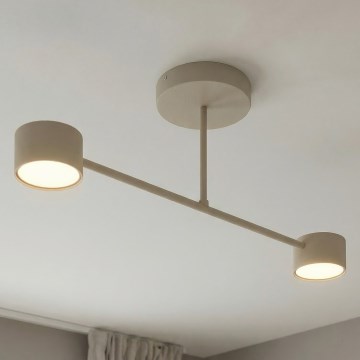 Plafonieră aplicată HALO 2xGX53/12W/230V bej