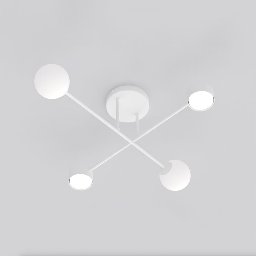 Plafonieră aplicată HOLON 2xG9/8W/230V + 2xGX53/12W albă