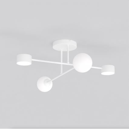 Plafonieră aplicată HOLON 2xG9/8W/230V + 2xGX53/12W albă