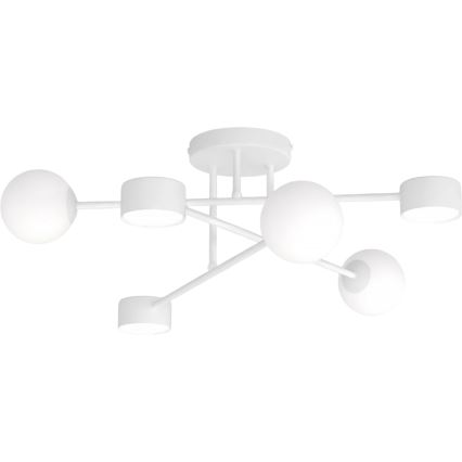 Plafonieră aplicată HOLON 3xG9/8W/230V + 3xGX53/12W albă