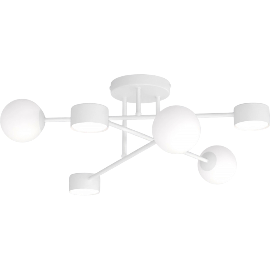 Plafonieră aplicată HOLON 3xG9/8W/230V + 3xGX53/12W albă