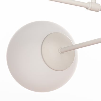 Plafonieră aplicată MOON 4xE27/15W/230V crem