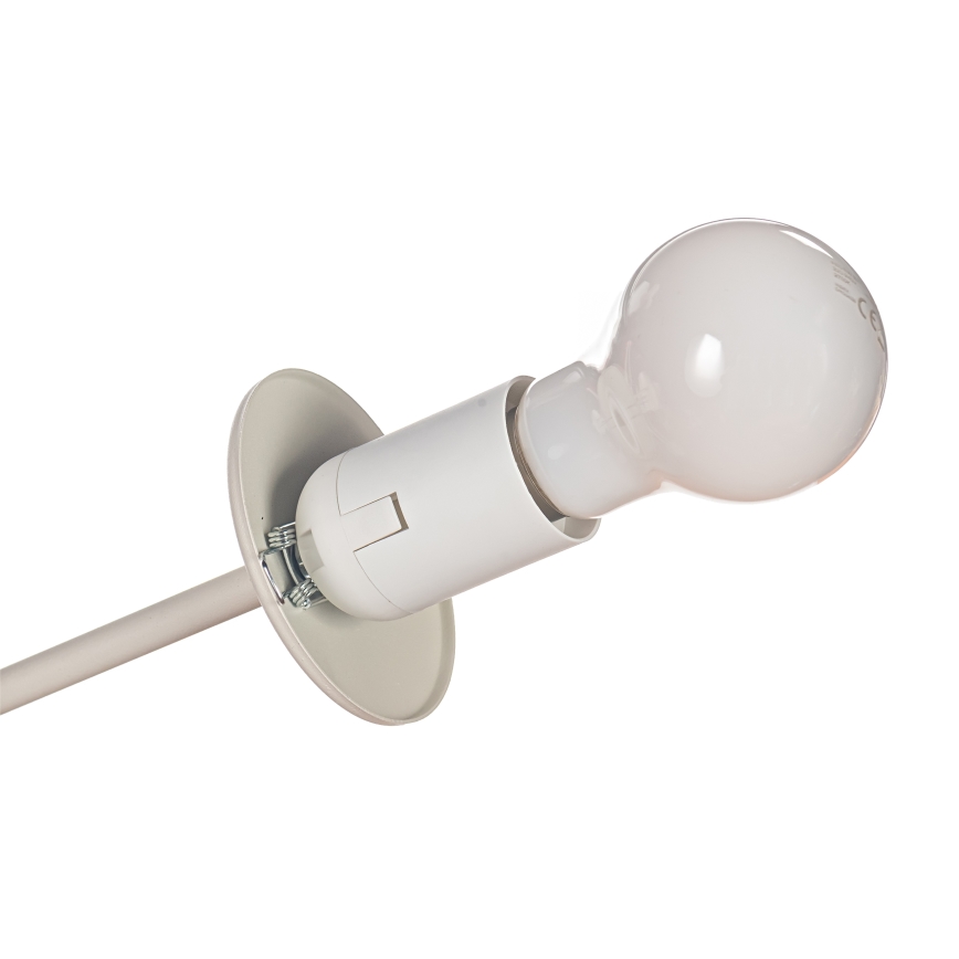 Plafonieră aplicată MOON 4xE27/15W/230V crem