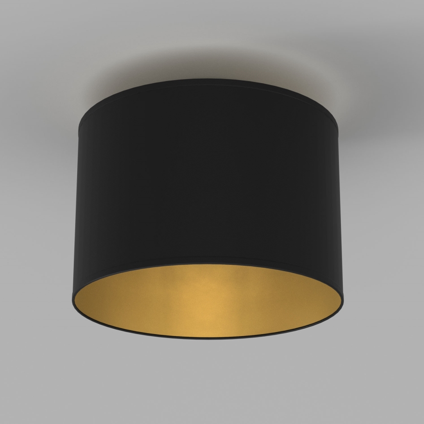 Plafonieră ARDEN, 1 x E27 / 15 W / 230 V, diam. 25 cm, neagră