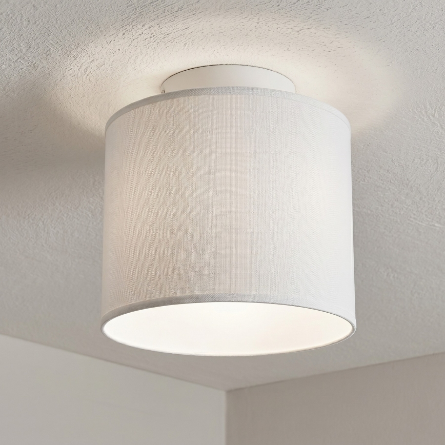 Plafonieră ARDEN, 1 x E27, 15 W, 230 V, Ø 18 cm, albă