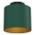 Plafonieră ARDEN, 1 x E27, 15 W, 230 V, Ø 18 cm, verde