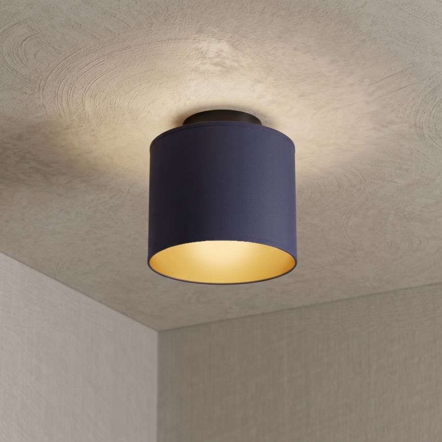Plafonieră ARDEN 1xE27/15W/230V Ø 18 cm, albastru