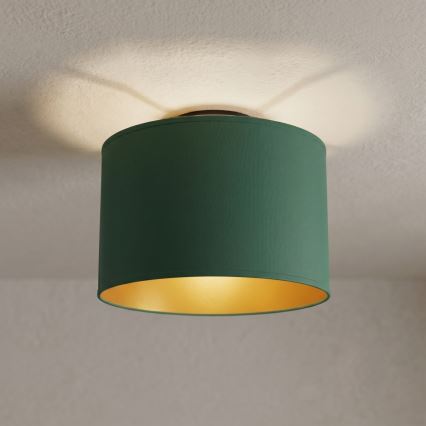 Plafonieră ARDEN 1xE27/15W/230V Ø 25 cm verde