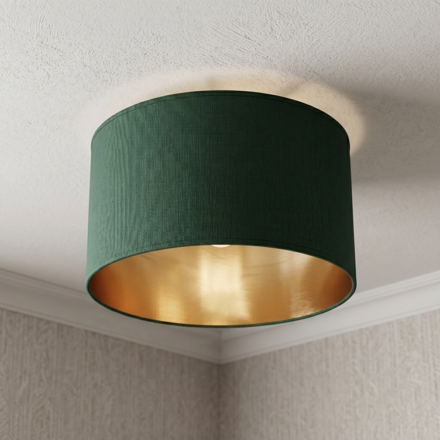 Plafonieră ARDEN, 1xE27/15W/230V, Ø 40 cm, verde
